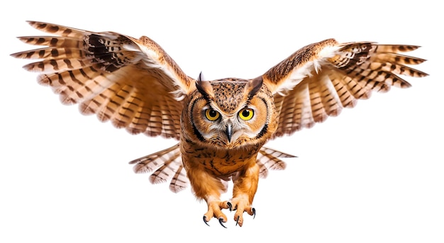 AI generative Owl in flight