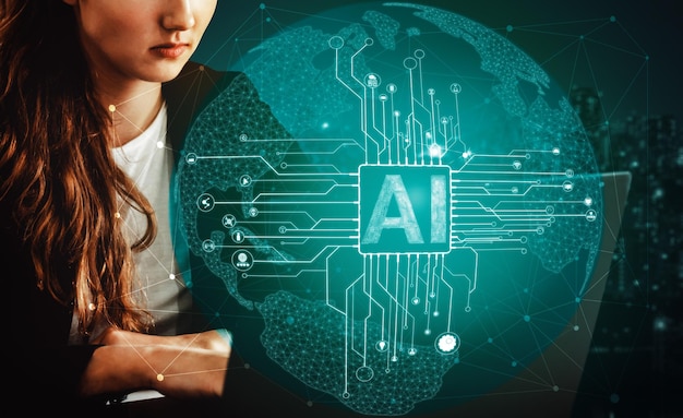 Foto apprendimento dell'ia e dell'intelligenza artificiale