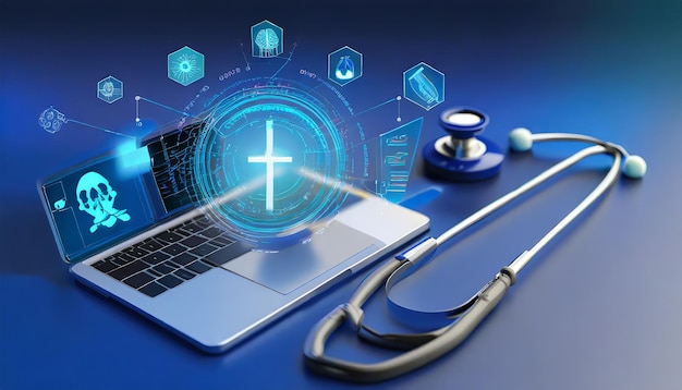 Photo ai medical healthcare tools concepthealthcare technology medical revolution and the advance of techn...