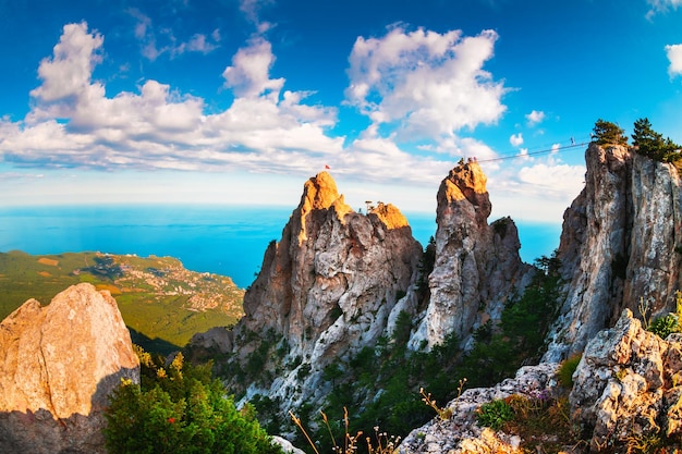 クリミア半島のアイペトリ山。