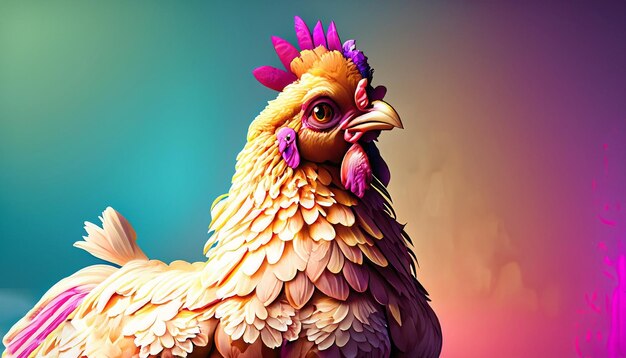 Ai picture of a Chicken