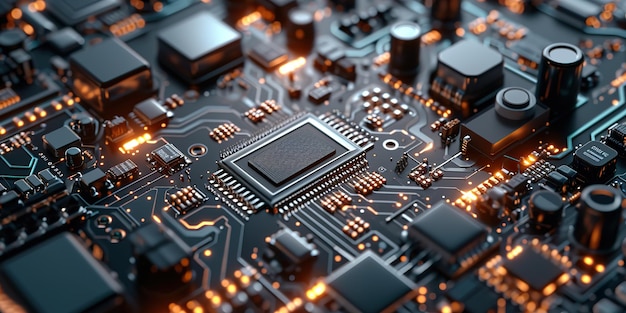 AI powered electronic circuits board Circuit Diagram