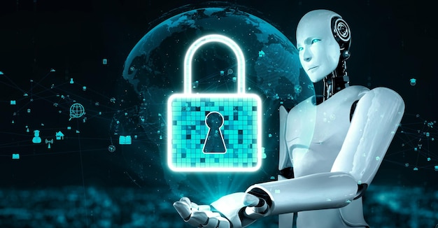 AI ロボット ヒューミノイドはクラウド コンピューティング技術を使用してデータをオンライン サーバーに保存します