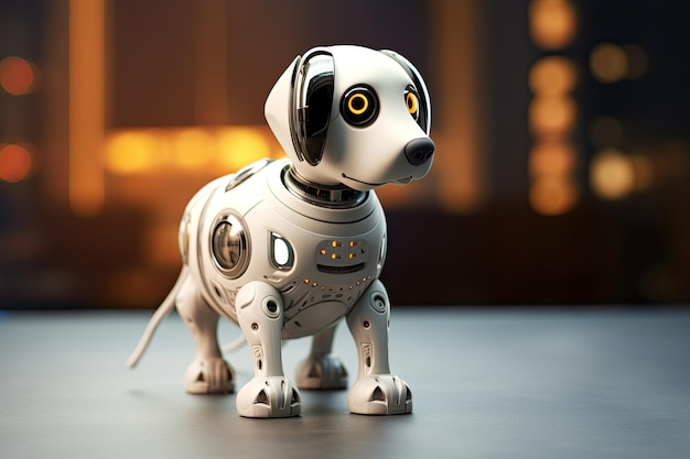 Foto ai cane robotico generativo ai