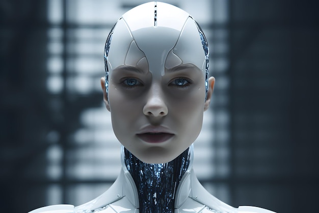 AI robotic model of a woman