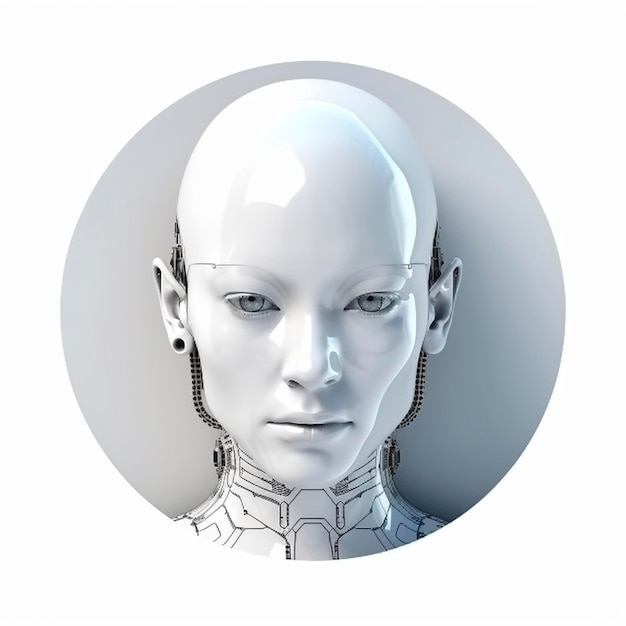 AI round avatar created with generative AI