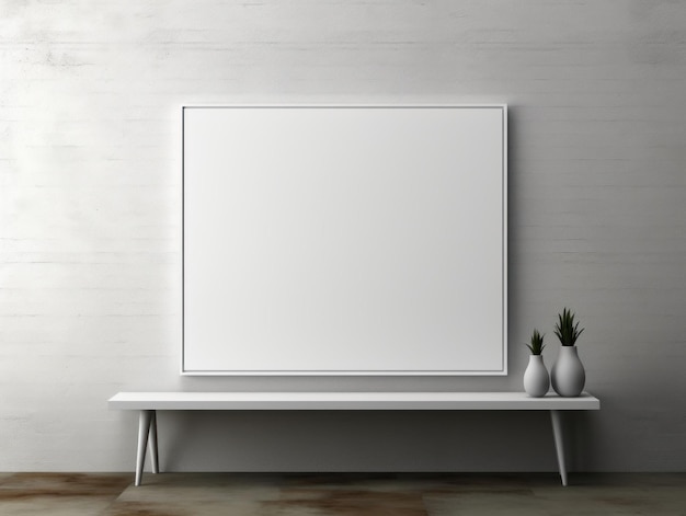 AIDriven Minimalist Wall Art Mockup