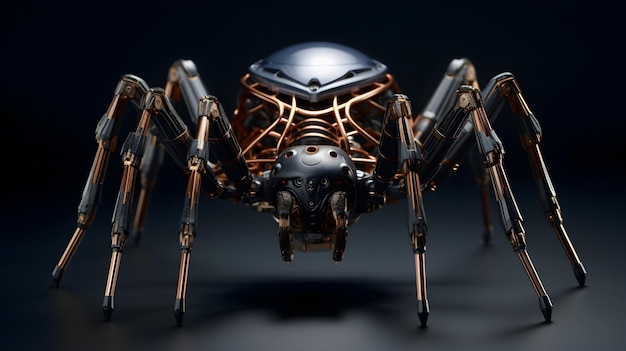 AIdriven robotic spider weaving its intricate web