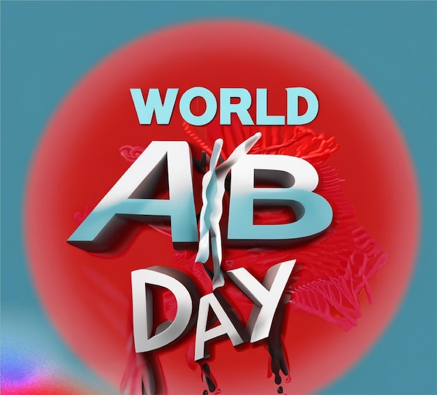 Foto aids ai genrated image word day