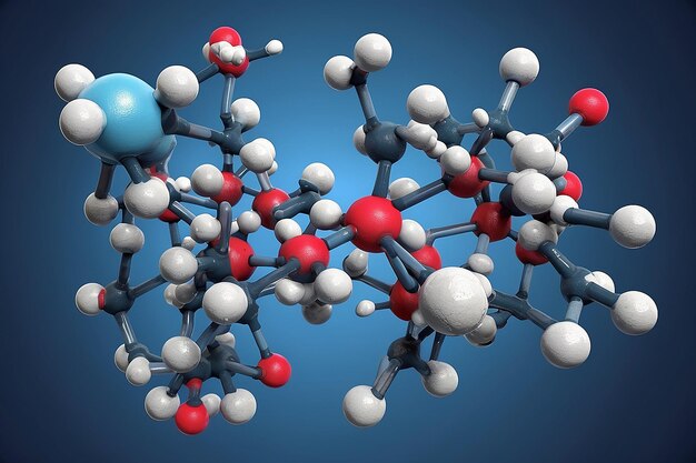 写真 エイズ 薬の分子