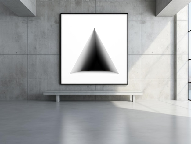 AIEnhanced Minimalistic Wall Art Mockup