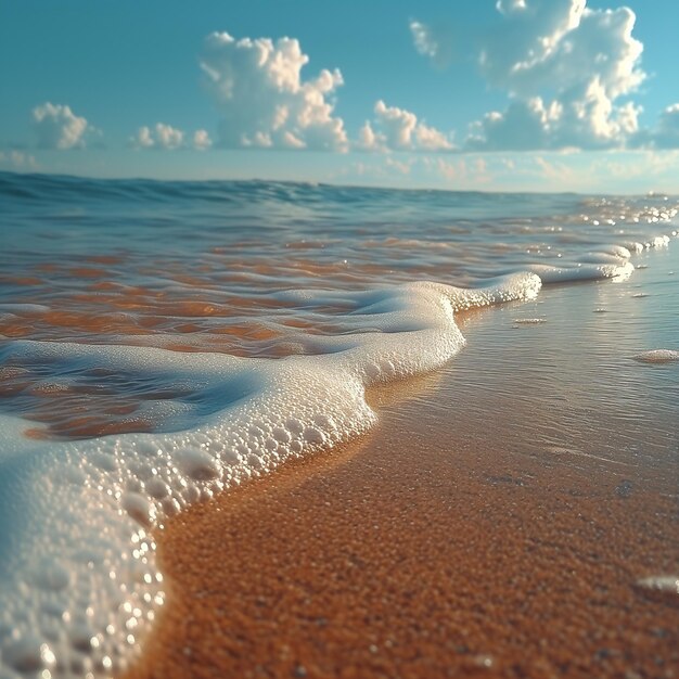 Foto sabbia da spiaggia generata dall'ai