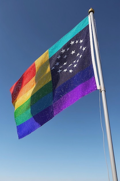 Ainbow vlag trots generatieve ai