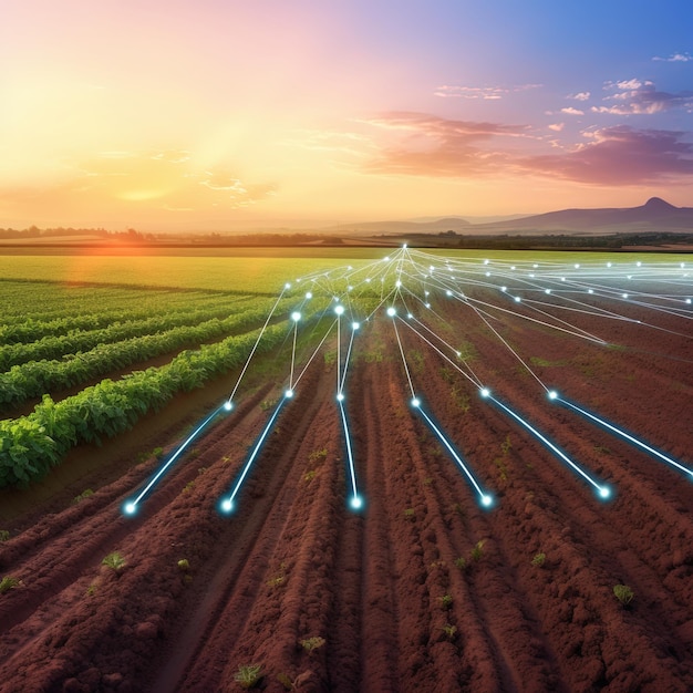 AIpowered precision farming system uses artificial intelligence to optimize crop yields