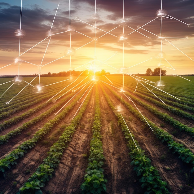 AIpowered precision farming system uses artificial intelligence to optimize crop yields