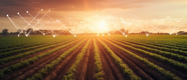 AIpowered precision farming system uses artificial intelligence to optimize crop yields