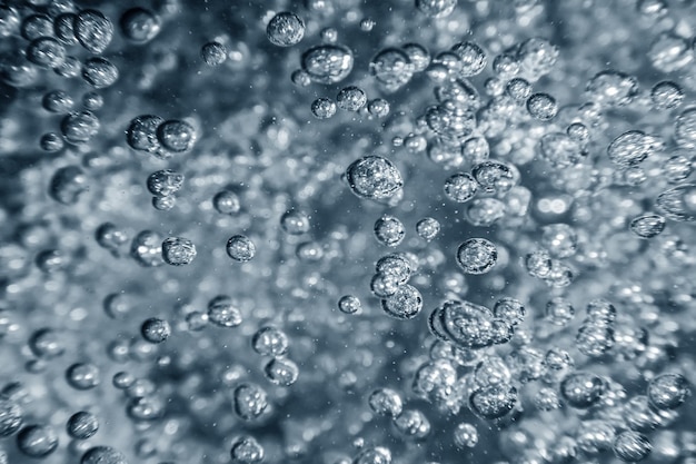 Air bubbles, underwater bubbles Abstract Background.