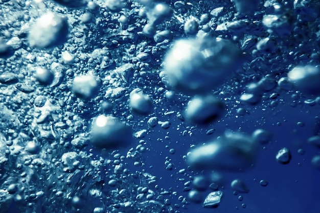 Air bubbles, underwater bubbles abstract underwater\
background.