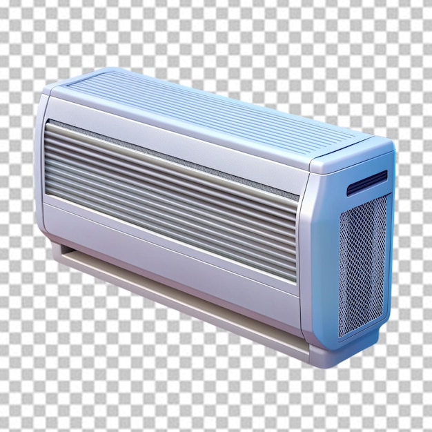 Photo air conditioner isolated on trans parent background