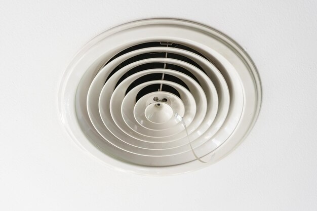 Foto sistema di installazione della ventilazione del condizionatore d'aria