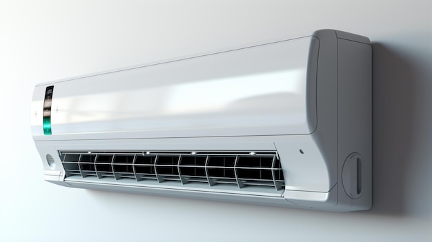 air conditioner on white background