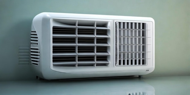 air conditioner with cold air flow 3d wall