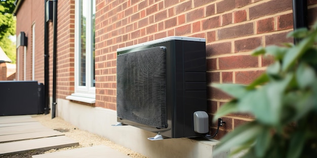 Air conditioning installed near the new building