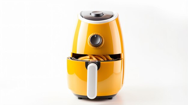 Air fryer oilfree or deep fryer machine isolated on