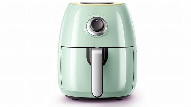 Air fryer oilfree or deep fryer machine isolated on