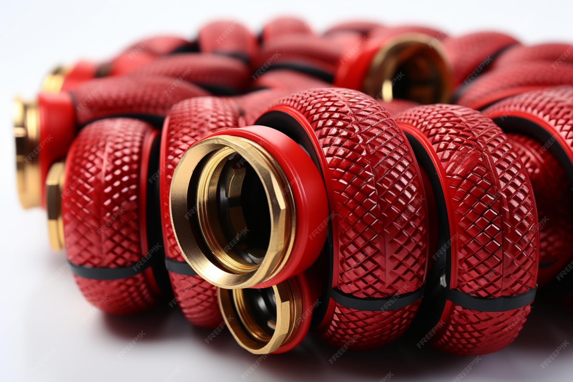 Premium AI Image Air Hose Fittings On White Background premium-ai-image-air-hose-fittings-on-white-background