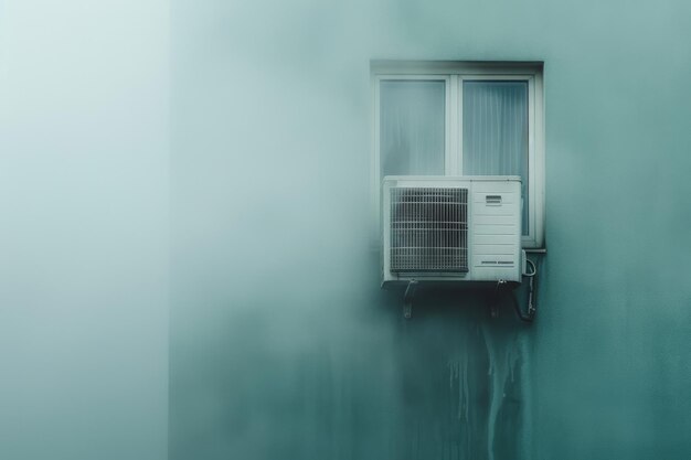 Photo air humidity concept in minimalistic style