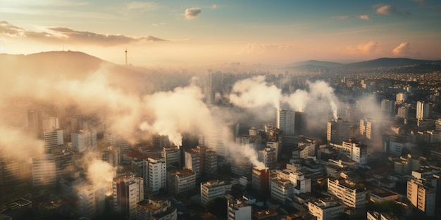 写真 空気汚染