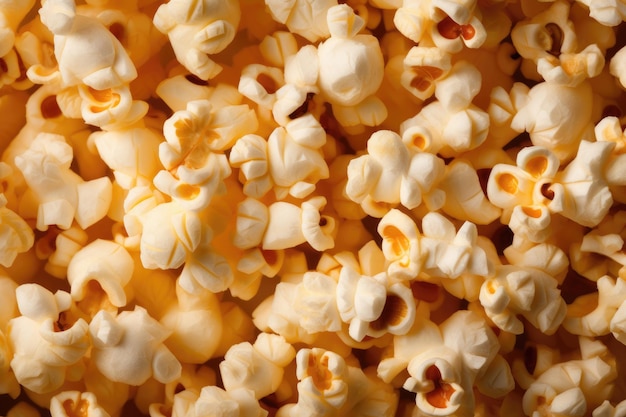 Air popcorn background