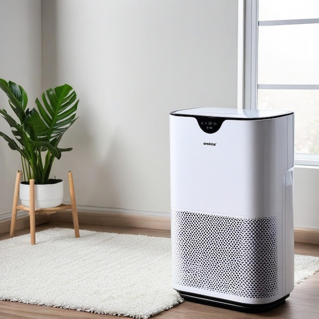 Air purifier in the living room
