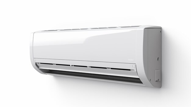 airconditioner geïsoleerd op witte achtergrond 3 d illustratie