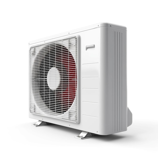 Airconditioner op witte Achtergrond AI