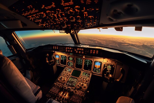 Aircraft Captain's Cabin