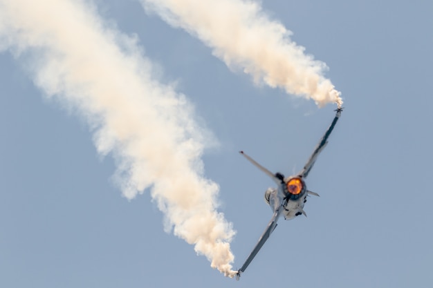 Aircraft F-16 Belgian solo display