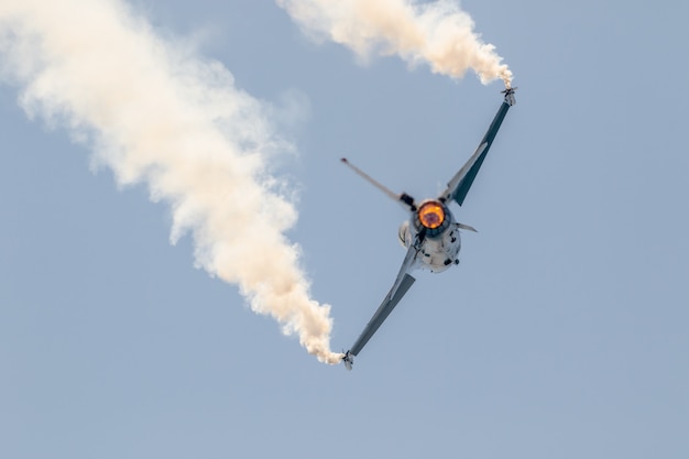 Aircraft F-16 Belgian solo display