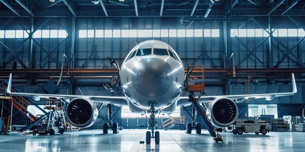 写真 航空機のメンテナンス