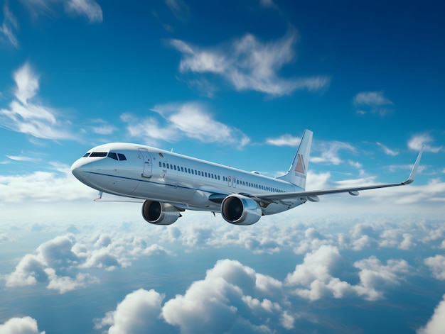 Aircraft Soaring in Clear Skies