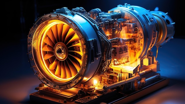 Aircraft turbine aircraft engine engine parts