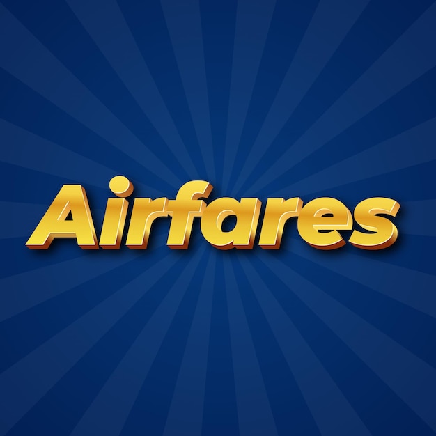 Airfares Text effect Gold JPG attractive background card photo confetti
