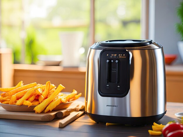 Airfryer kookmachine en frietjes zijn generatief