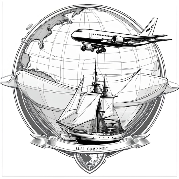 航空会社のロゴ