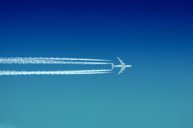 Airplane aircraft sky cloud jet monochrome day flying