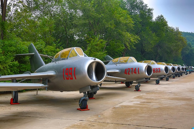 中国軍用航空博物館の飛行機