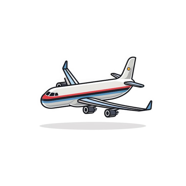 Airplane icon AI generated Image