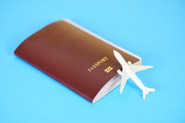 Airplane and passport flight travel traveller fly travelling citizenship air boarding pass travel business trip