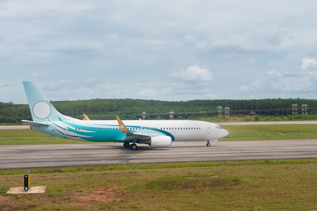 Airplane on runway